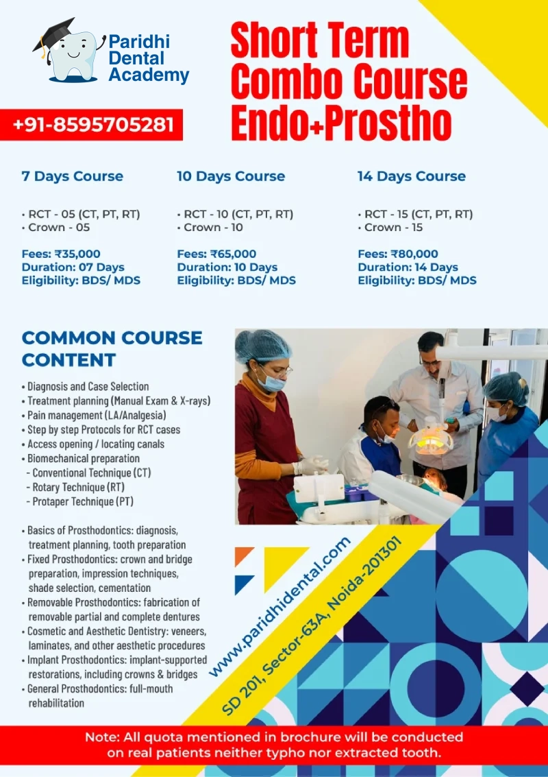 Short Term Combo Course Endo+Prostho